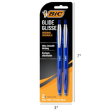 BIC GLIDE BALL PEN - BLUE 2PCS