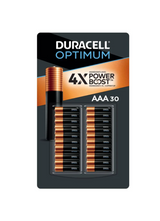 Duracell Optimum AAA Batteries with Power Boost Ingredients, 30 count