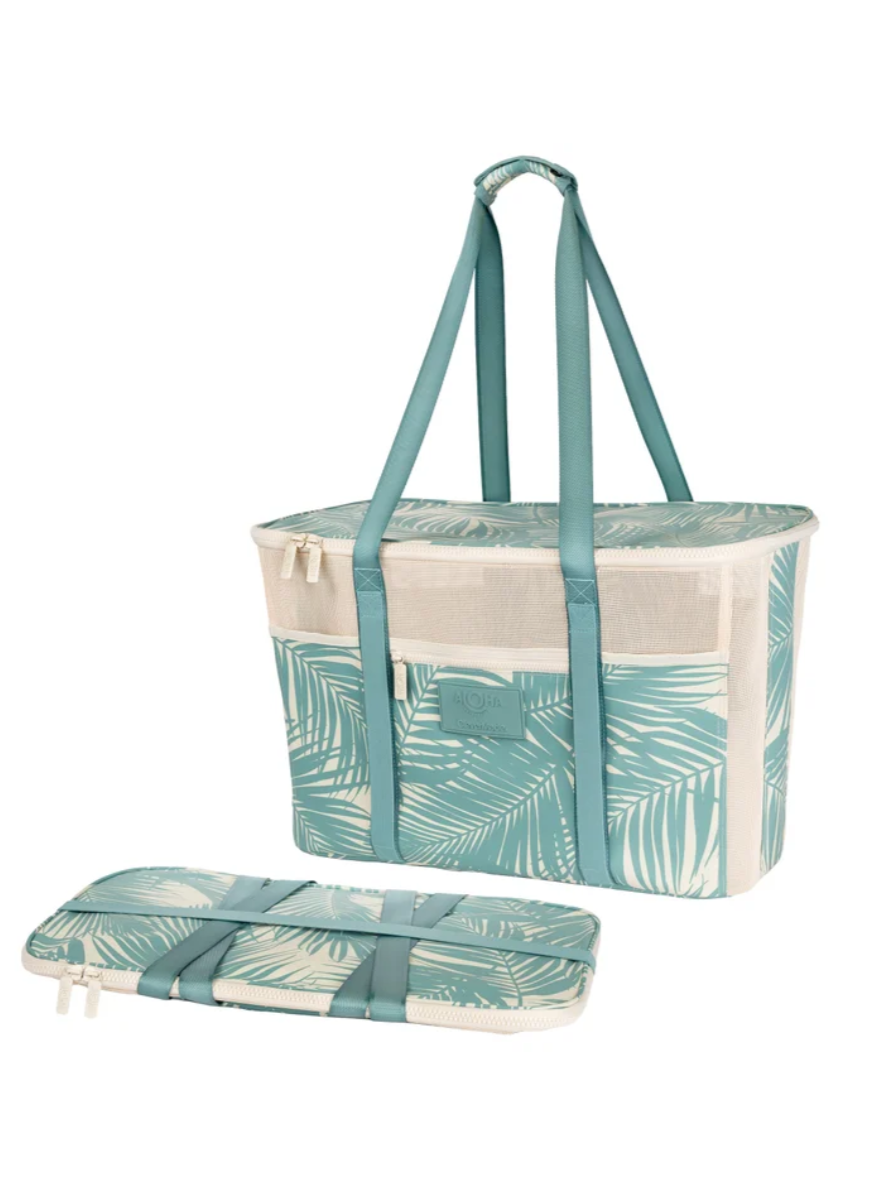 Aloha + CleverMade Collapsible Beach Tote