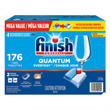 Finish, Quantum Everyday Dishwasher Detergent, 176 Tablets, 2.02 kg, Blue