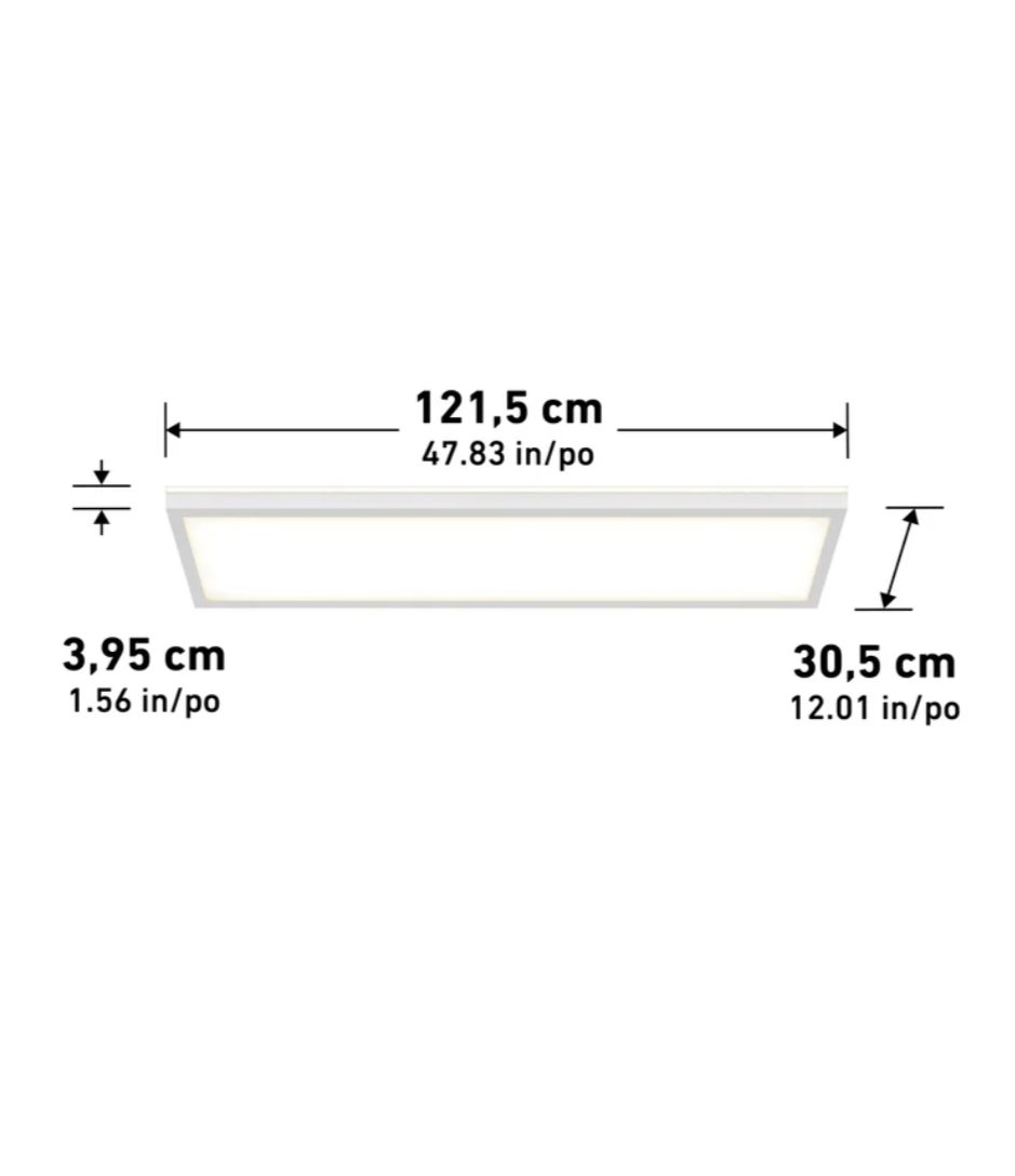 Artika Rayma Flat Panel Light with Backlight