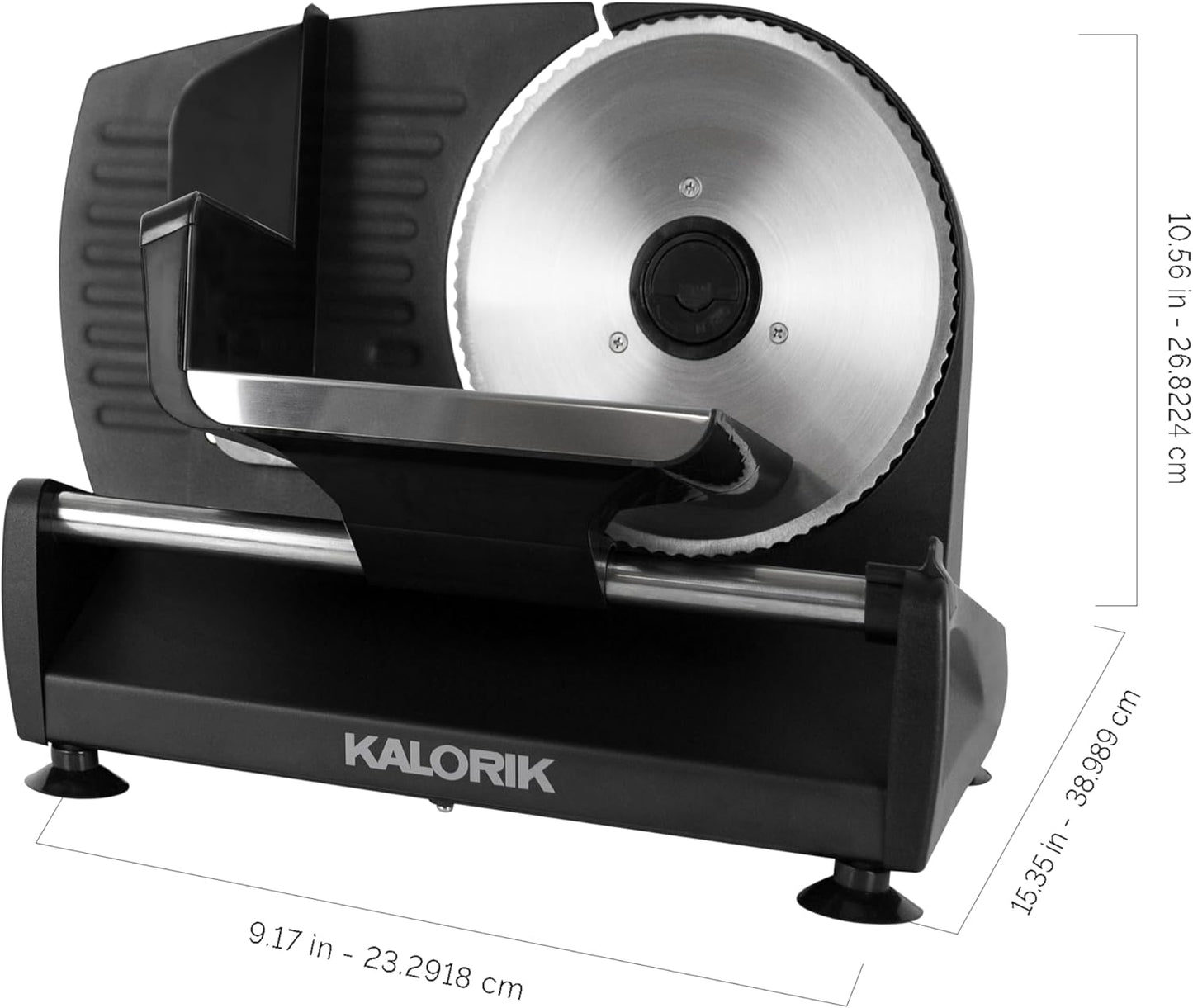 Kalorik 200 Watts Professional Food Slicer, Black