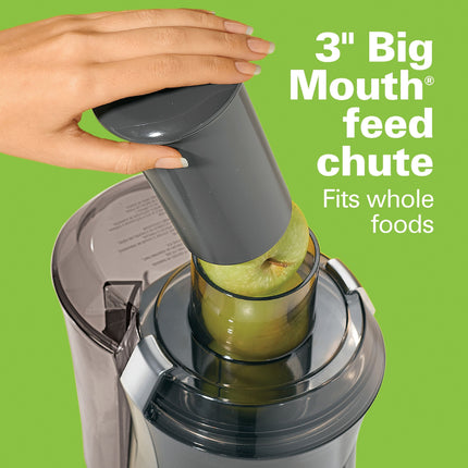 HAMILTON BEACH Stainless Steel 800W Big Mouth Juicer - 67608Z