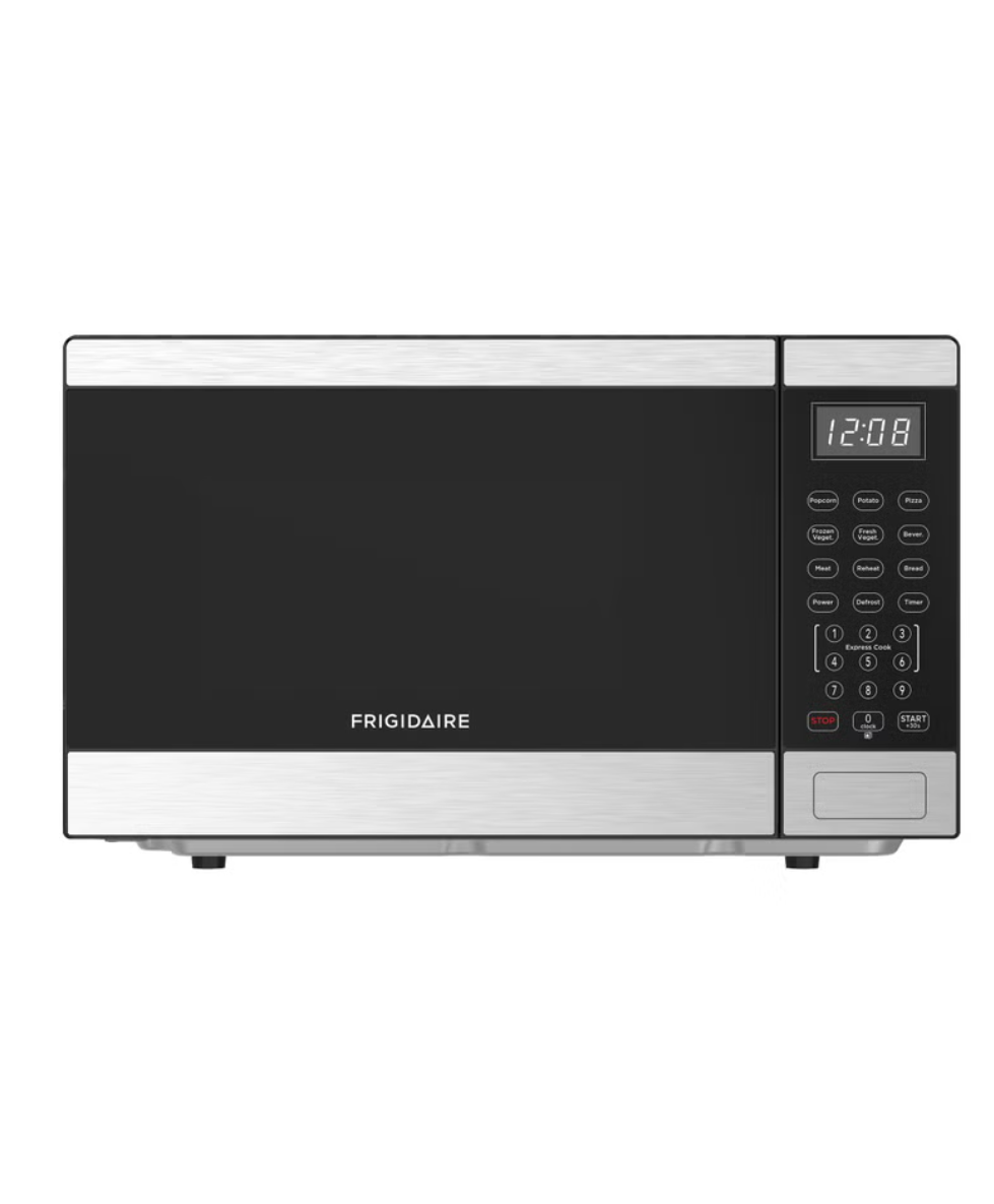 Frigidaire 0.9 cu.ft Countertop Microwave, Stainless Steel