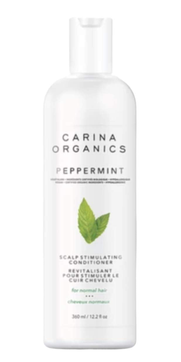 Carina Organics Peppermint Cooling Scalp Conditioner, 360 ml, White