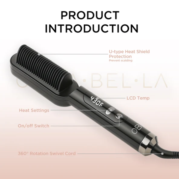 Olla Bella Heated Straightening Brush