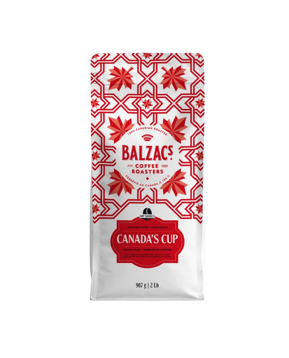 Balzac's Canada's Cup Whole Bean Medium Roast Coffee, 907 g