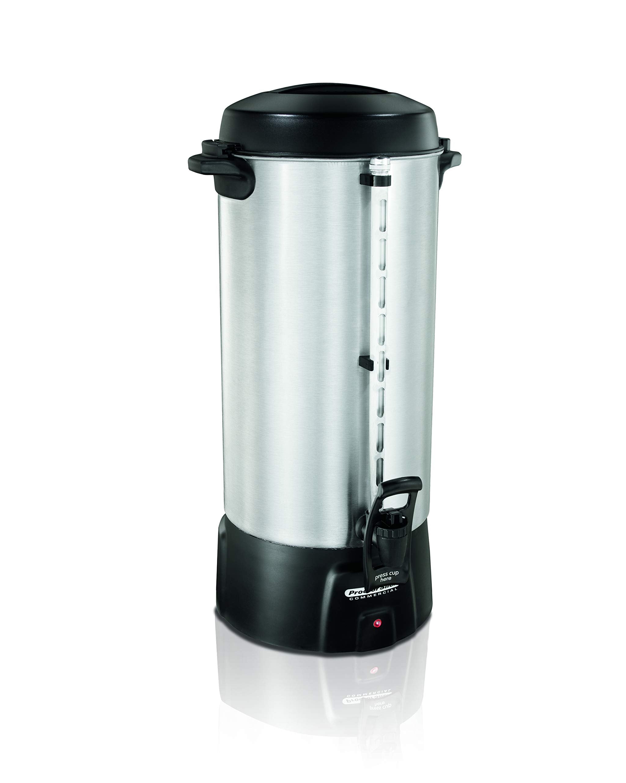 Proctor Silex Coffee Urn, Black and Stainless Steel