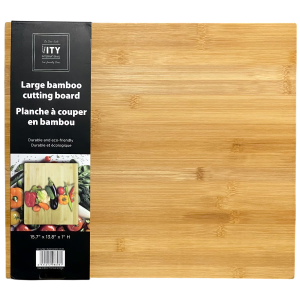 ITY XL Brown Bamboo Cutting Board 18IN