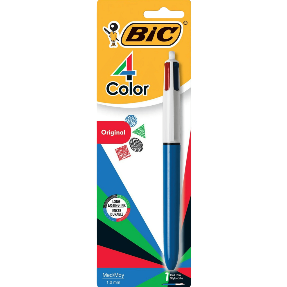 BIC 4 COLOR BALL PEN - ORIGINAL 1PC
