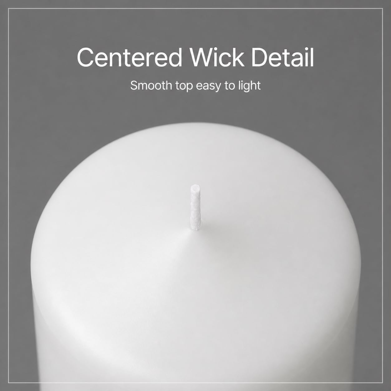 Yummi 3" x 8" Round Pillar Candles - 3 per Pack