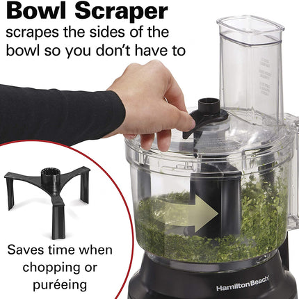 HAMILTON BEACH 10 Cup Stainless Steel Food Processor - 70730C