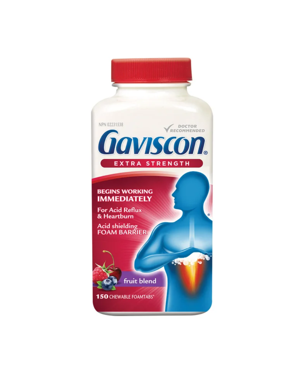 Gaviscon Extra Strength, 150 Chewable tablets