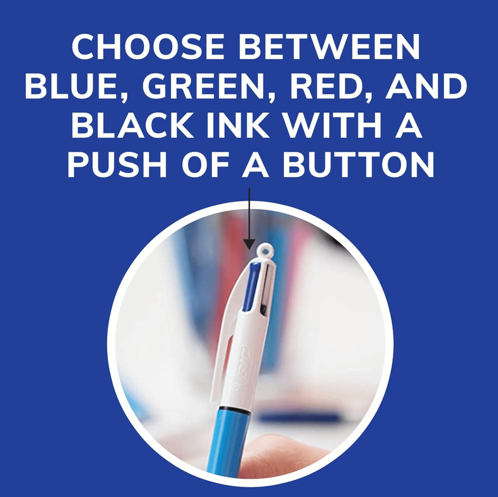 BIC 4 COLOR BALL PEN - ORIGINAL 1PC