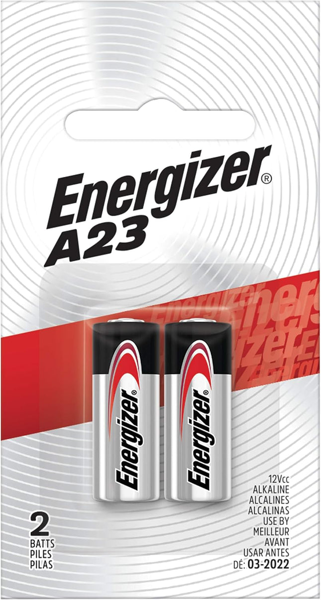 Energizer Zero Mercury Alkaline Batteries A23 2 ea