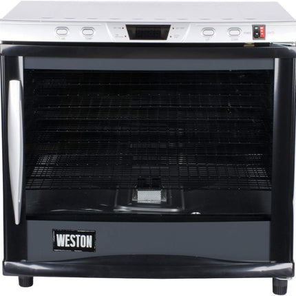 Weston, Pro Series Digital Dehydrator 28-0301-W, 80 Liter 12 Tray with Timer & Light ,Silver