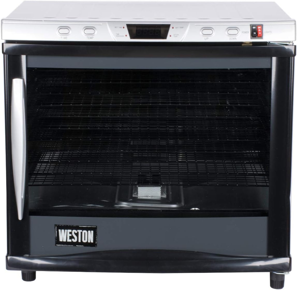 Weston, Pro Series Digital Dehydrator 28-0301-W, 80 Liter 12 Tray with Timer & Light ,Silver