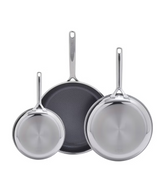Greenpan Spectra Hybrid Ceramic Non-Stick Skillet Set, 3-pieces