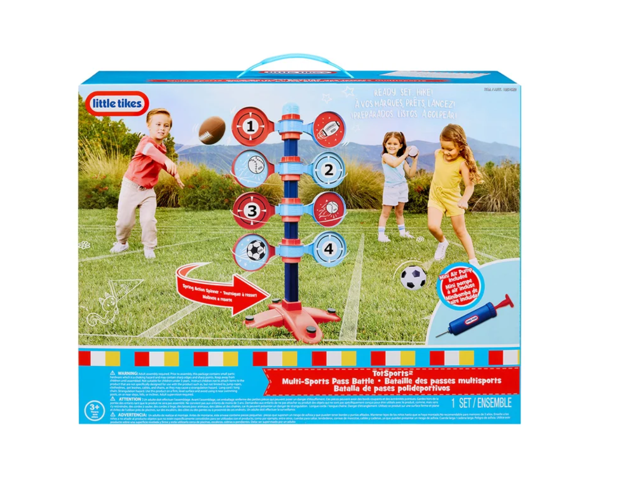 Little Tikes , Multi Sports PassThrow Battle Set