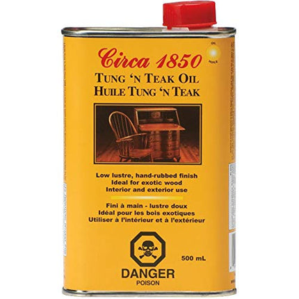 Finition pour bois à l'huile de teck et de tung 500 mL