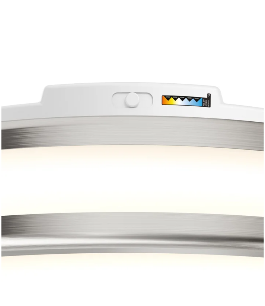 Artika Hemisphere Flush Mount Light Chrome