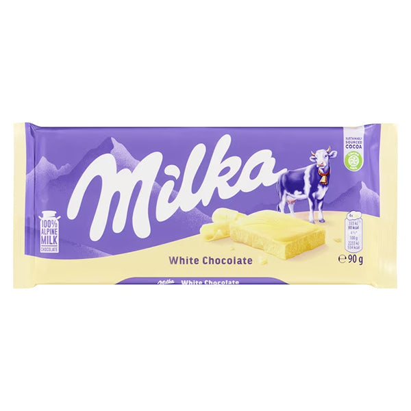 Milka White Chocolate 90 g