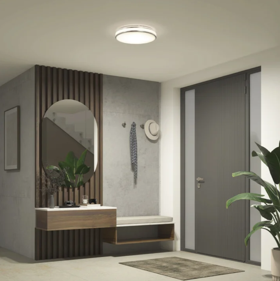 Artika Hemisphere Flush Mount Light Chrome