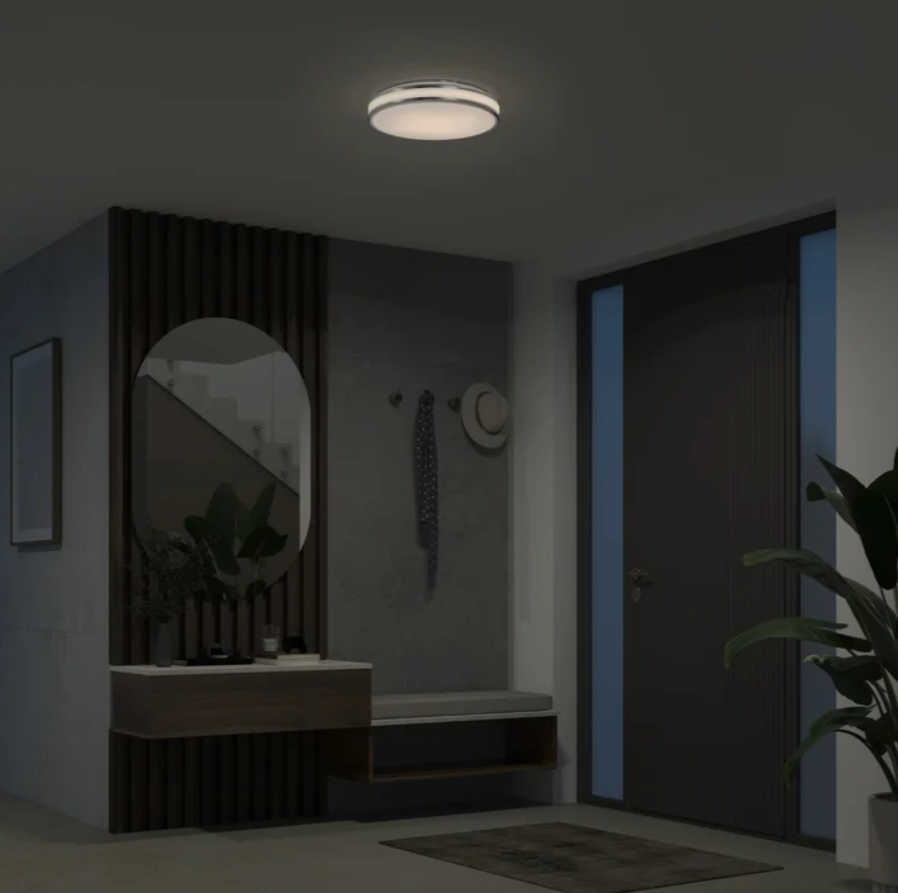 Artika Hemisphere Flush Mount Light Chrome