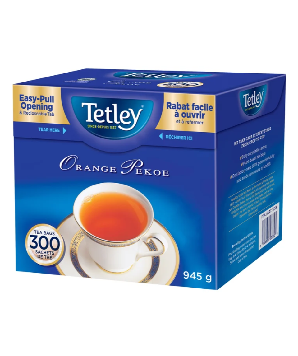 Tetley Orange Pekoe Tea, 300-pack