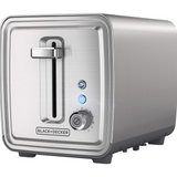 BLACK+DECKER 2-SLICE TOASTER #TR2900SSD