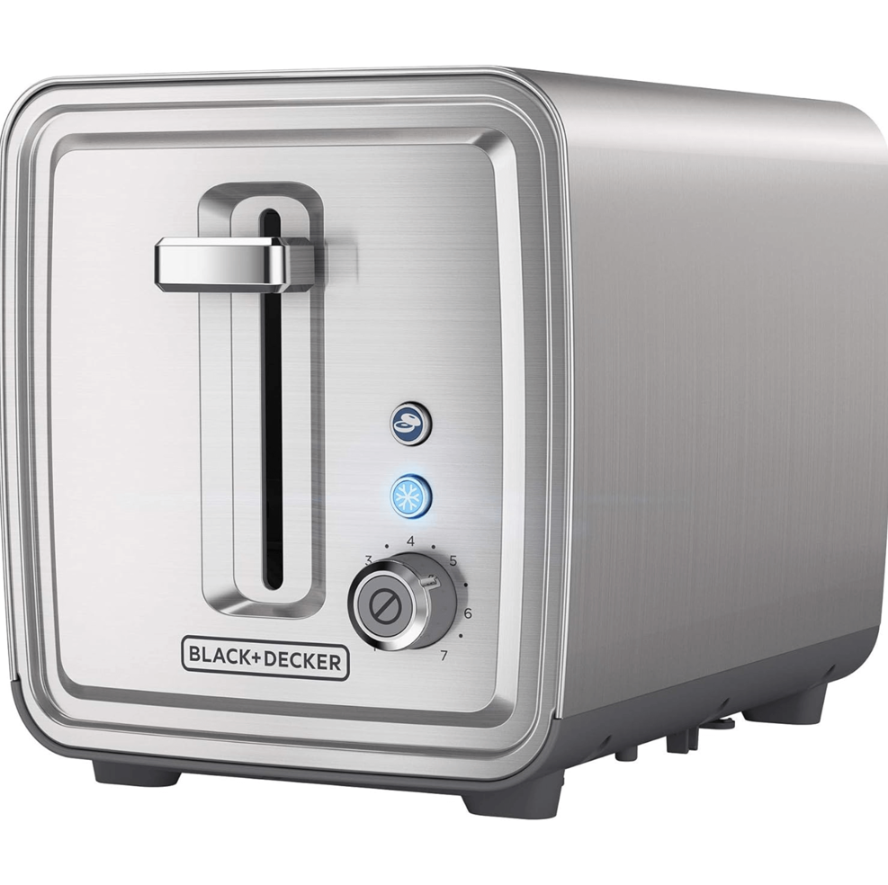BLACK+DECKER 2-SLICE TOASTER #TR2900SSD