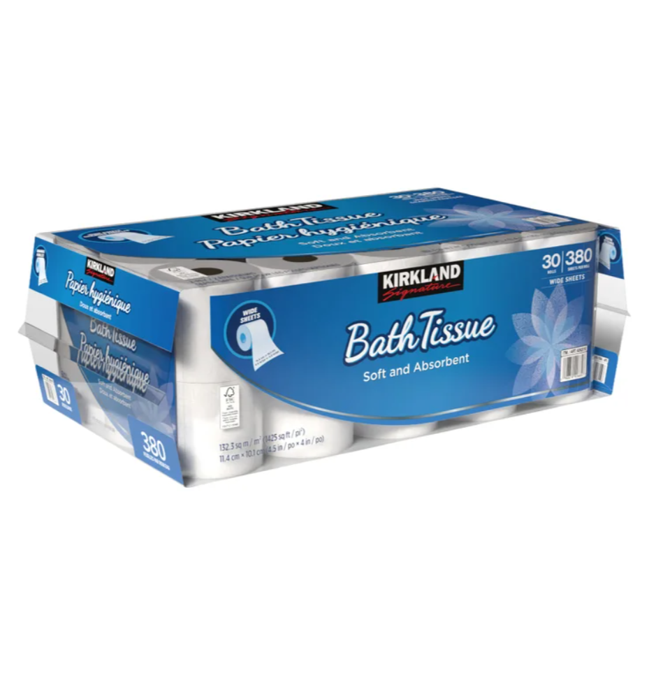 Kirkland Signature 2-ply Bath Tissue, 30-pack