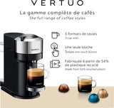 Nespresso Vertuo Next Coffee & Espresso Machine with Aeroccino3 Milk Frother – Chrome (ENV120CAE)