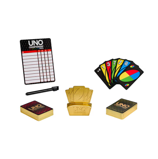 UNO Championship Series Tournament Set Card Game For Large Groups Of 6 To 20 Players
