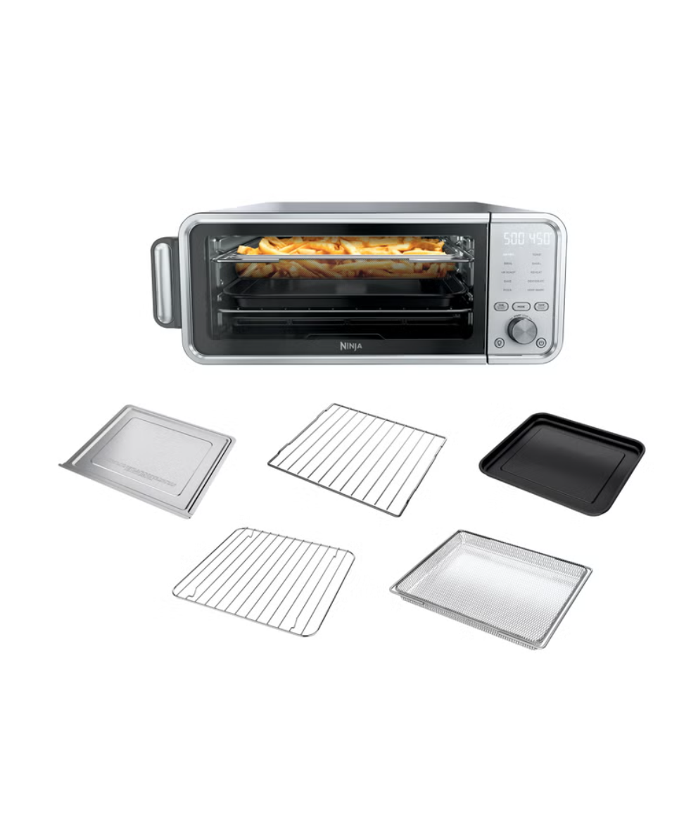 Ninja Flip 10-in-1 Toaster Oven and Air Fryer with Added Broil Rack