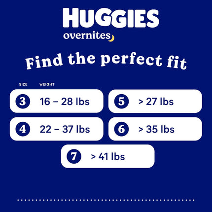 Huggies Overnites Baby Diapers: Overnight Diapers