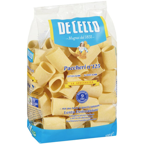 De Cecco #125 Paccheri Pasta 500 g