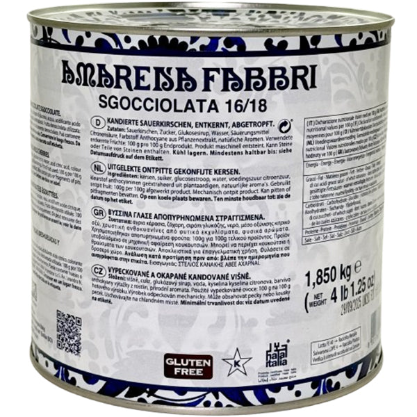 Fabbri Drained Amarena Cherries 1.85 kg