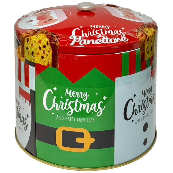 Festa Panettone Classico Dome Shaped Tin 100% Butter 1 kg