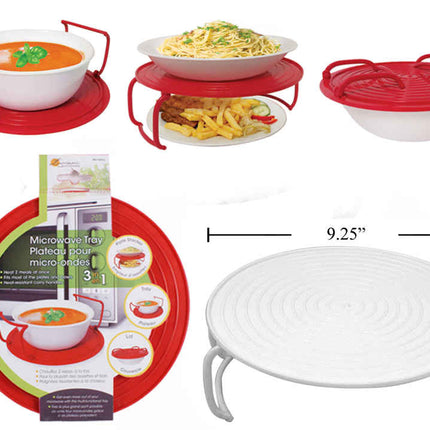 LUCIANO GOURMET 3-in-1 Microwave Tray - 80510