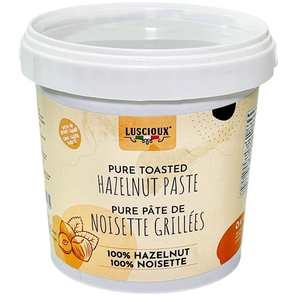 Luscioux Pure Toasted Hazelnut Paste 1 kg