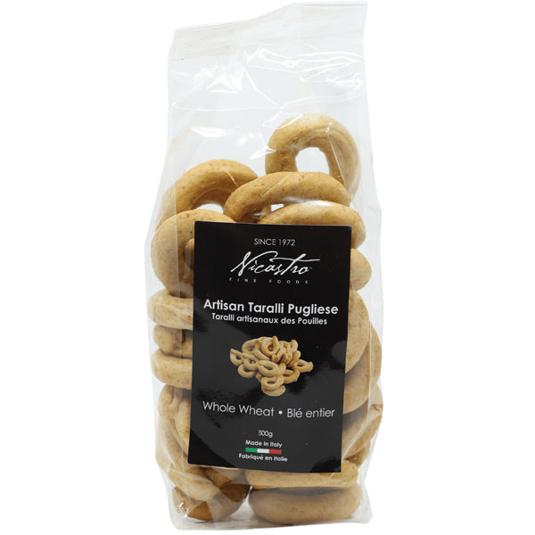 Nicastro Artisan Taralli Whole Wheat 300 g