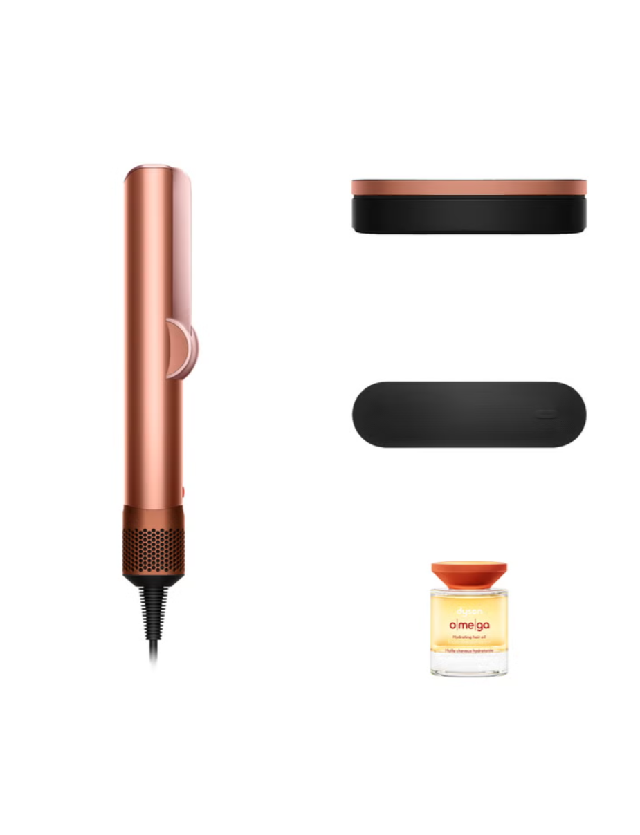 Dyson Airstrait Straightener with Omega Hydrating Hair Oil and Presentation Case