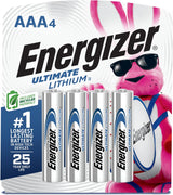 Energizer L92SBP-4 Energizer Ultimate Lithium AAA Battery, 4 Count, 0.04 kg