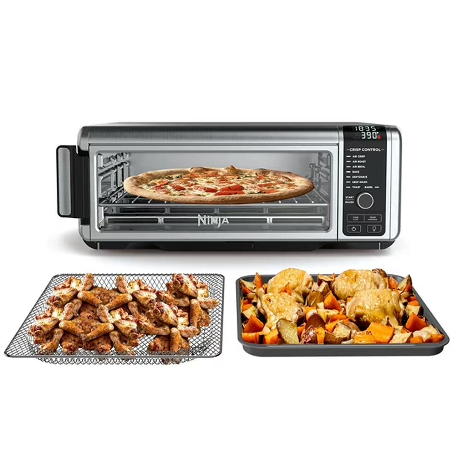 Ninja SP101C, Foodi Digital Air Fry Oven, Silver