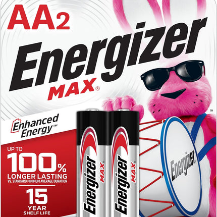 Energizer E91bp-2 "Aa" Alkaline 2 Pk Batteries