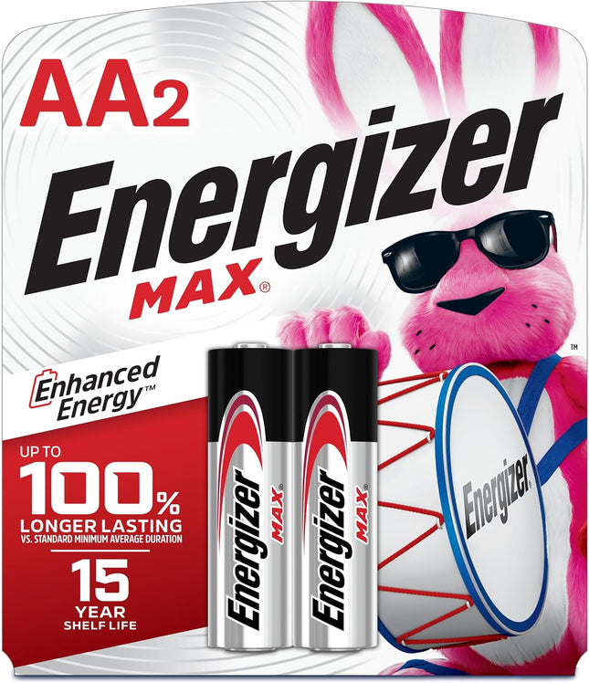 Energizer E91bp-2 "Aa" Alkaline 2 Pk Batteries