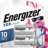 ENERGIZER 123 LITHIUM BATTERY 2PCS