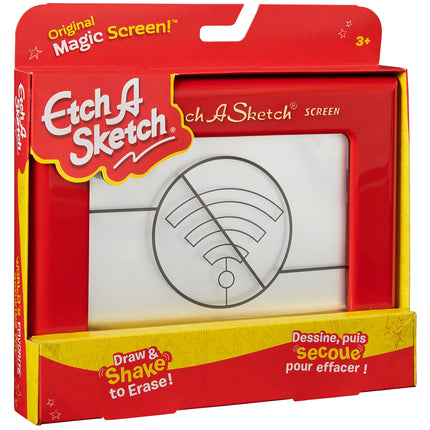 Etch A Sketch, Classic Red Drawing Toy with Magic Screen, for Ages 3 and Up