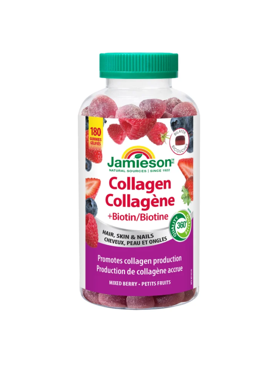 Jamieson - Collagen + Biotin Gummies, 180 Gummies